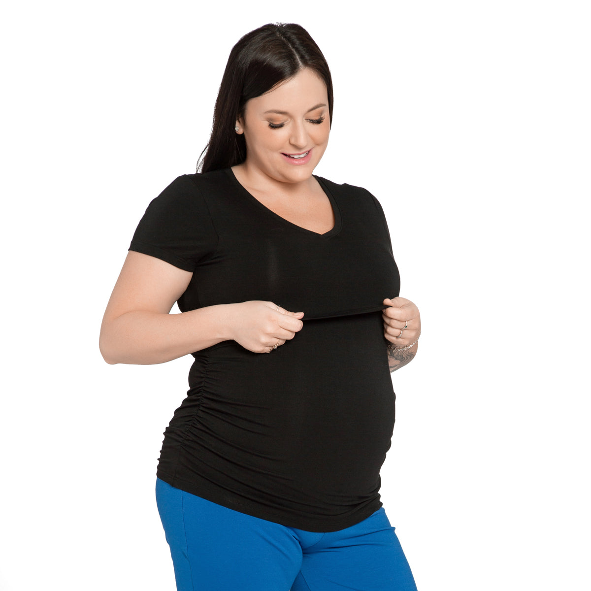 T-Shirt grossesse et allaitement - Atelier VB (NEUF)