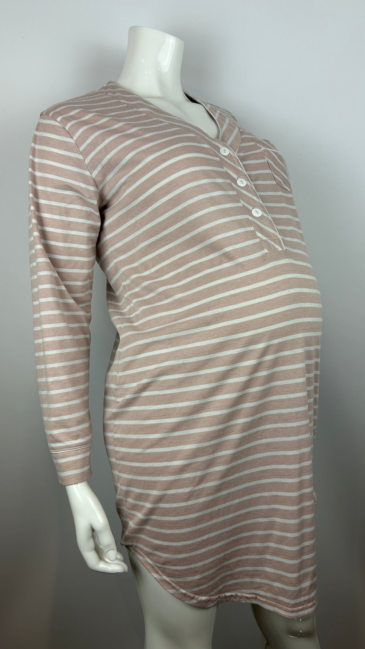 SMALL - Robe de pyjama Rose Maternité