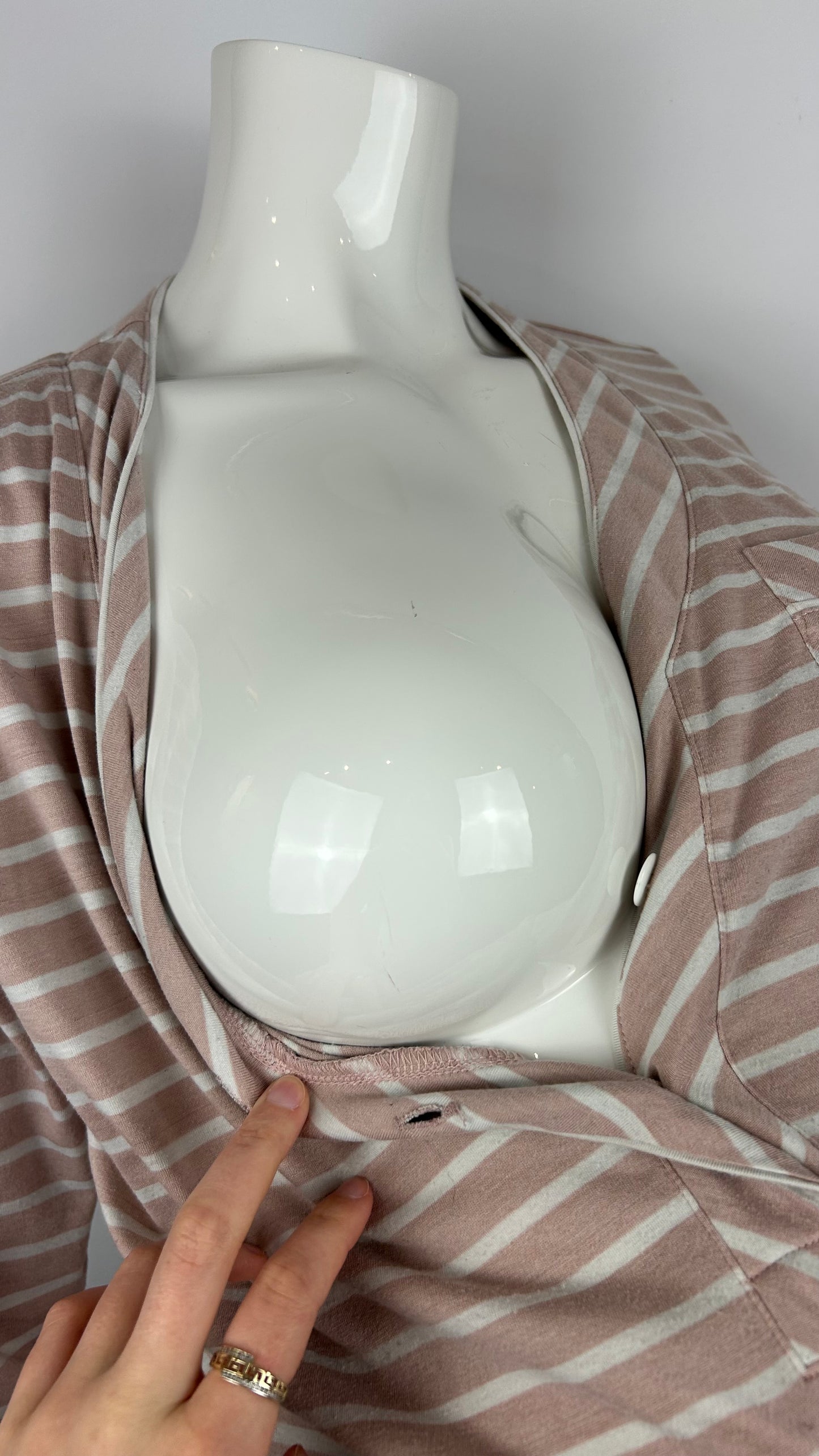 SMALL - Robe de pyjama Rose Maternité
