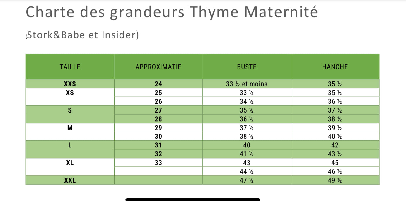 XXSMALL - Jeans Thyme Maternité (NEUF)