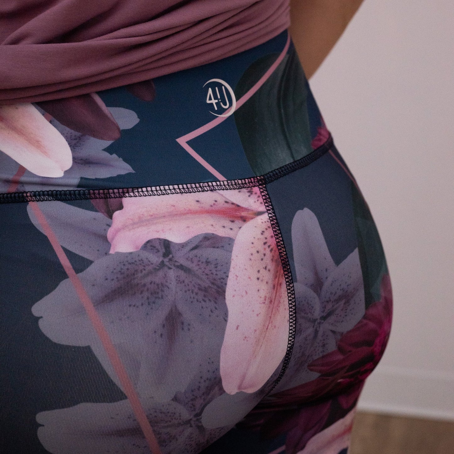 4U Maternity - Legging long fleurs (NEUF)
