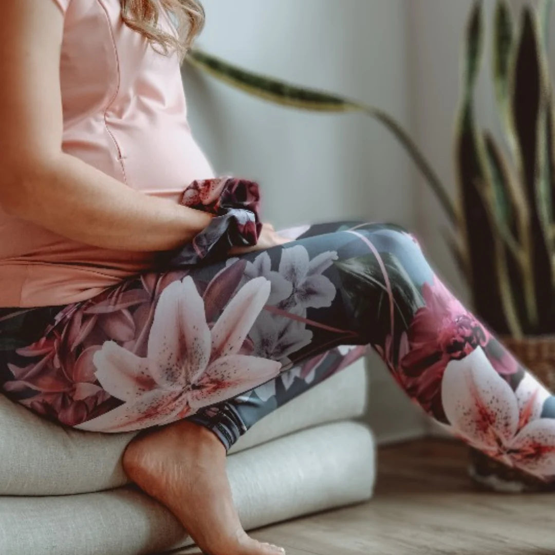 4U Maternity - Legging long fleurs (NEUF)