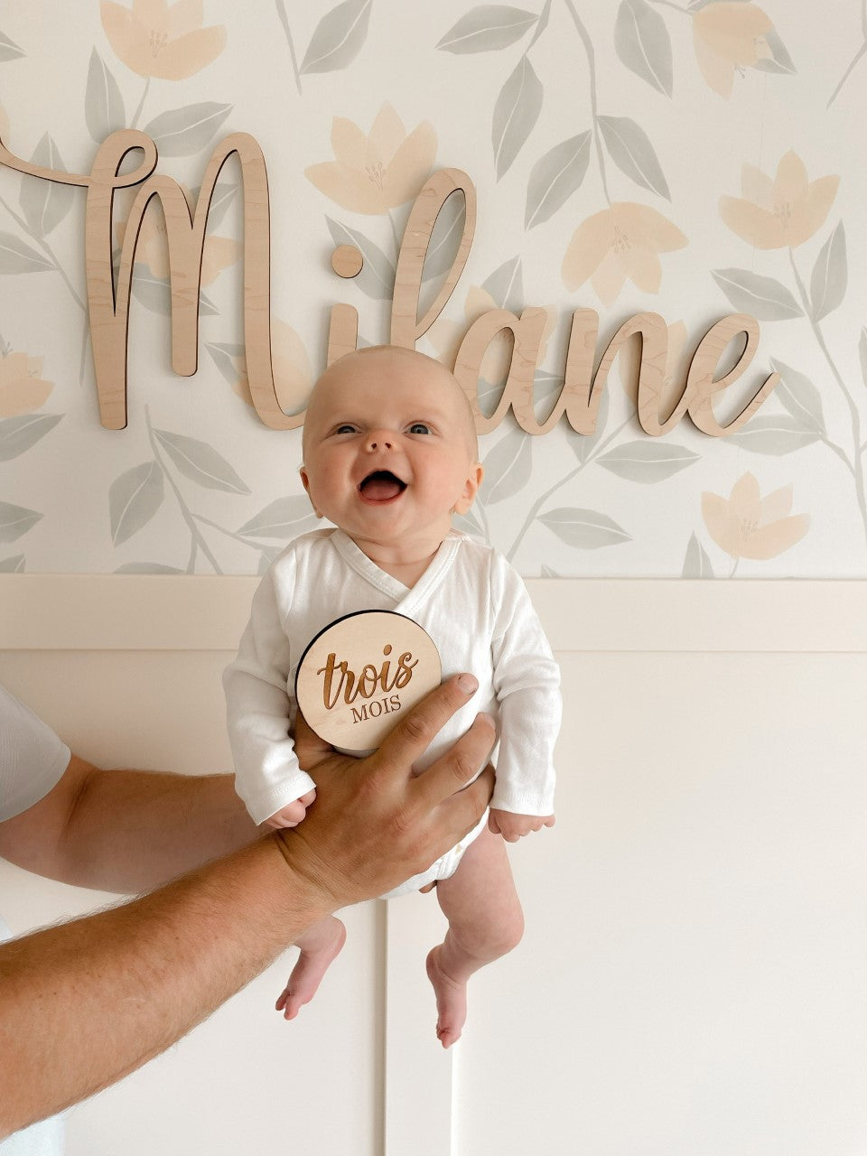 Cadeau pour maman & bébé: Pastilles d’étapes mensuelles