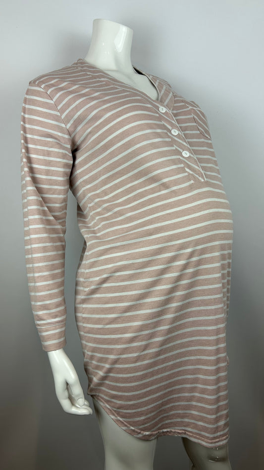 SMALL - Robe de pyjama Rose Maternité