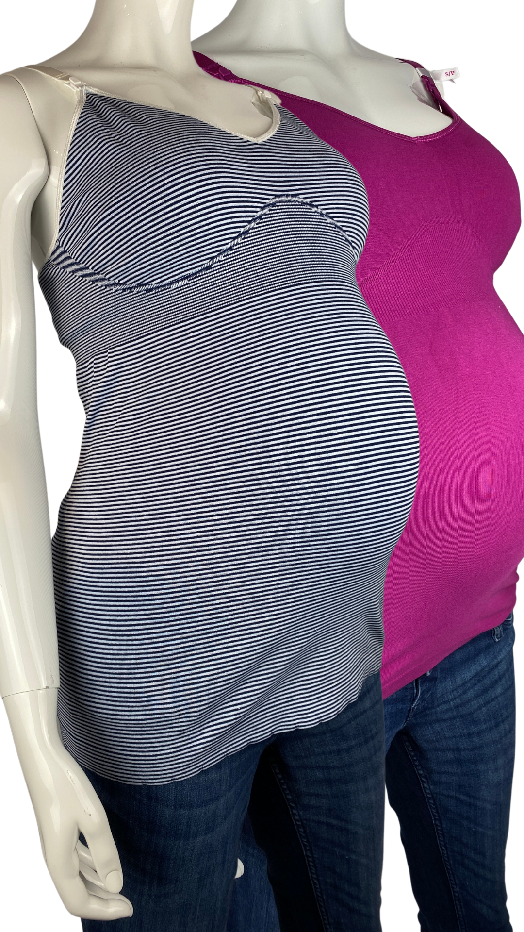 Duo de camisoles maternité/allaitement Momzelle (NEUVES)